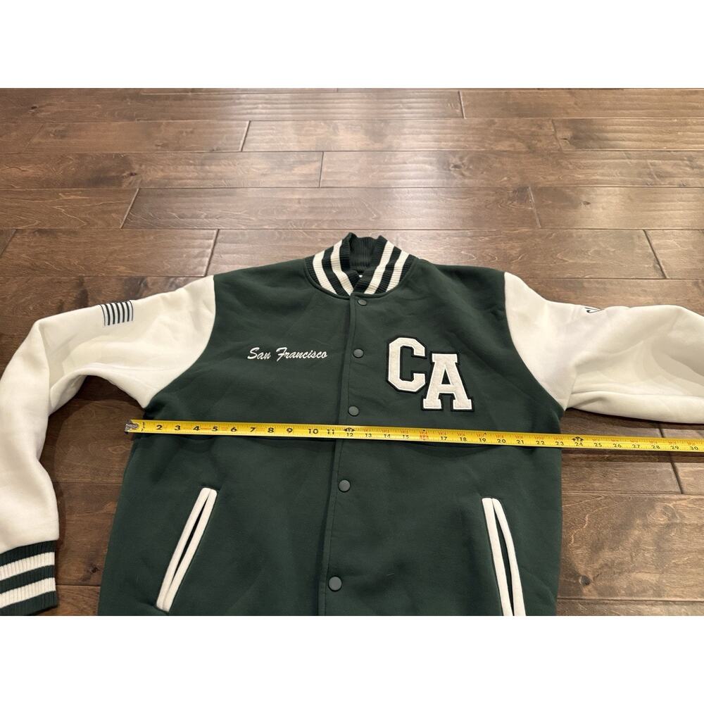 SF CityWear Unisex Snap San Francisco California Republic Varsity Jacket XL - Picture 10 of 11